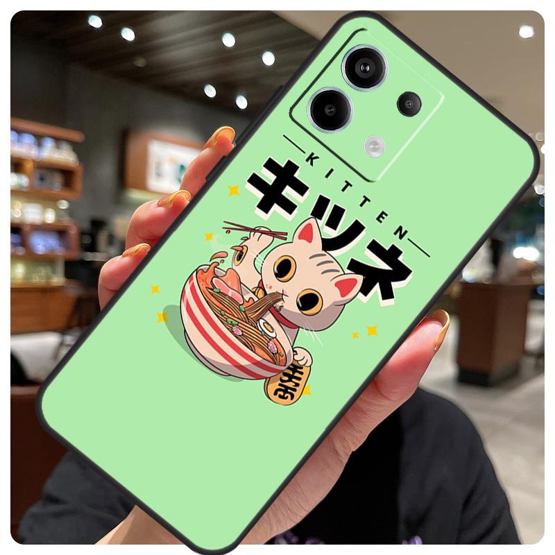 Чехол для любителей рамена для Xiaomi Redmi Note 12 9 10 11 13 14 15 Pro Plus Чехол для Redmi 13C 12C 10C 14C 15 C
