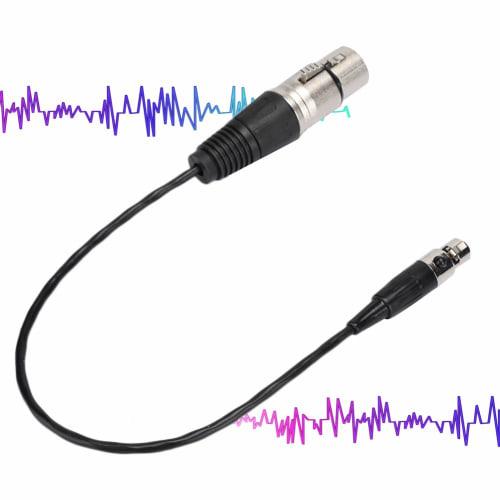 XLR Mini 3-Pin Female To XLR 3-Pin Female Audio Cable with Zinc Alloy Case and Copper Wire Shield