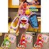 Cute Colorful Doraemon Car Keychain Silicone Backpack Pendant Ideal Gift