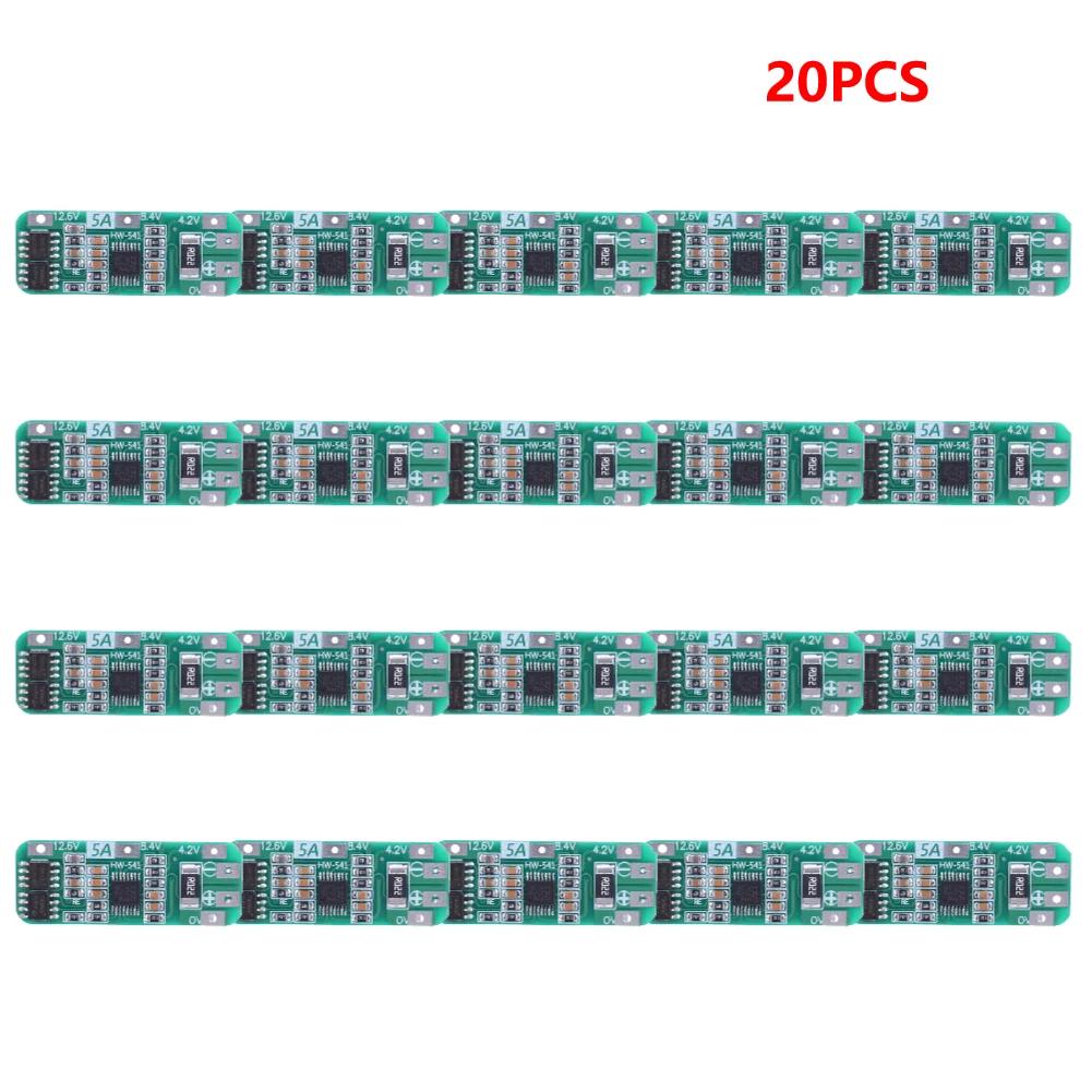 Плата защиты зарядного устройства литий-ионного аккумулятора 3S/4S 5A 10A 20A 40A 60A BMS для двигателя дрели со стандартным/усиленным/балансирующим
