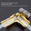 2pcs 1/4 Turn Stop Valves With 1/2 Inch Crimps Pex F1807 To 3/8 Inch OD Compression Ideal for Toilets and Faucets