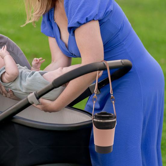 Чехол для чашки из искусственной кожи, переносной держатель для напитков, изоляционный стакан для горячей и холодной воды