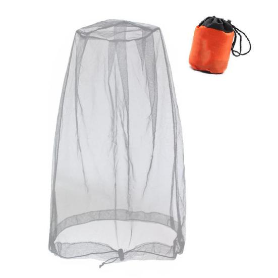 Москитная сетка на голову, сетка для лица из мелкой сетки со шнурком для шляп, дышащая защита лица для мужчин и женщин, защита от мошек, насекомых, комаров