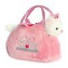 Authentic Aurora World Princess Cat Plush Toy with Cute Pink Bag.