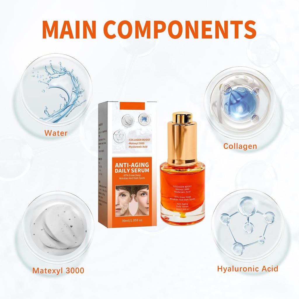 Anti-Aging Collagen Essence, Moisturizing, Firming, Anti-Wrinkle