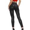 4 цвета кожаные леггинсы женские кожаные брюки на молнии сзади колготки