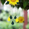 Sunflower Wind Chimes Pendant Metal  Window Windchimes Hanging Ornaments Home Outdoor Yard Garden Decoration