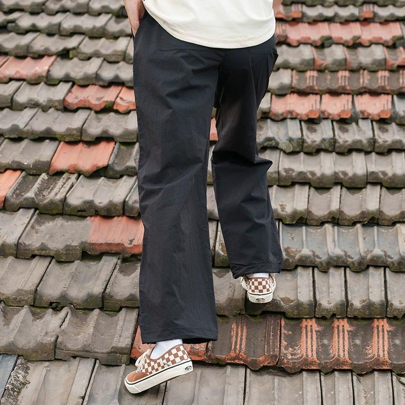 Vans Однотонные повседневные брюки с эластичными манжетами для женщин, черные VN000HGRBLK