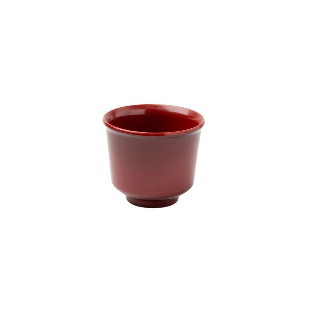 Thunder Group Набор широких чашек Очоко высотой 5 см Меламиновая посуда Коммерческий продукт 12 штук 5,7 см (Чашки для саке), Посуда, похожая на лаковую, безопасная,