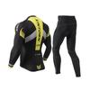Mens Long Sleeve Cycling Jersey Set Mountain Bike Clothing With Silicone Pad