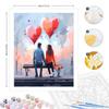 Рамка для рисования по номерам, наборы для взрослых, наборы для любовников, картина с цифрами, стартовый набор, настенное искусство, подарок «сделай сам», для домашнего декора, 40x50 см