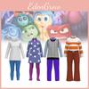 Косплей-набор Insideout2 Модное платье для Хэллоуина Костюм для ролевых игр Аксессуары