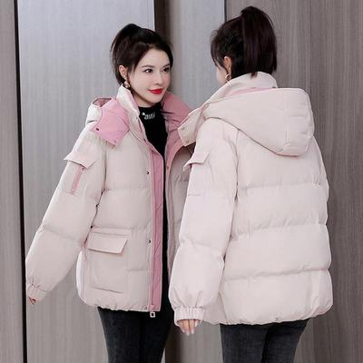 Женская куртка Parker Pure Color с большими карманами, свободная, с капюшоном, осенне-зимняя