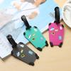 Novelty Strong Luggage Tag Pvc Silicone Letter Suitcase Name Address Id Tag Holiday Travel Handbag Label Suitcase Accessories