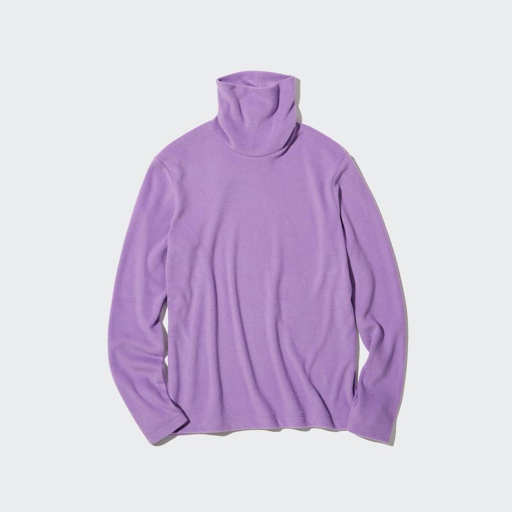 Uniqlo Футболка-водолазка с длинным рукавом из флиса Japan HeaTTech 