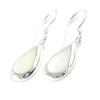 [I0042] - Silver 'Wisdom' Mother-of-Pearl Earrings