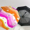 1PC Flowers Pattern Automatic Open/Close Umbrella Compact Folding Umbrella with 8-Rib Shaft lightweight esign, Highquality Fabric1189A