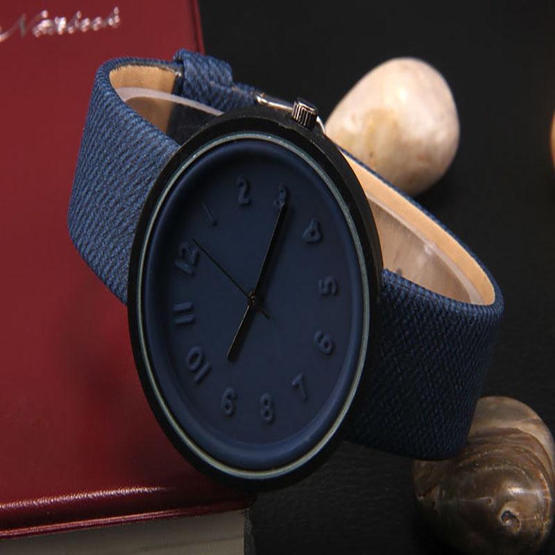 Elegant Fashion Number Dial Simple Round Wrist Watch Bracelet For Women