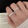 PANJBJ Кольцо Геометрический Крест из стерлингового серебра 925 пробы для женщин и девушек Мода Индивидуальность Лаконичные украшения Подарок на день рождения Прямая поставка