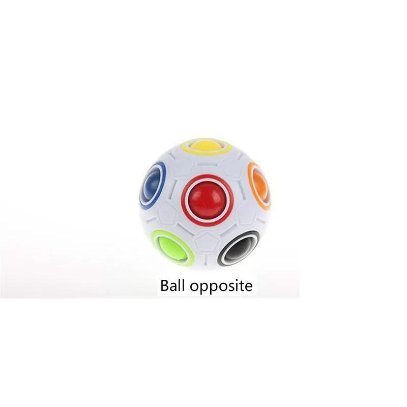 Antistress Cube Rainbow Ball Puzzles Football Magic Cube Educational Learning Toys for Children Adult Kids Stress Reliever Toys
