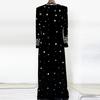 2024 Европейская и американская мода Star Fashion Бисеро-бриллиантовое облегающее длинное платье