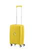 Чемодан SQUASEM Spinner 55 размер, расширяемый, 55 см, цвет цитроновый желтый [American Tourister] ручная кладь