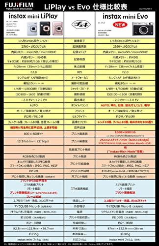 Мгновенная камера/принтер для смартфона Fujifilm Instax Mini LiPlay, цвет «Золотой кисть» (INS МИНИ HM1 РУМЯНА ЗОЛОТО)