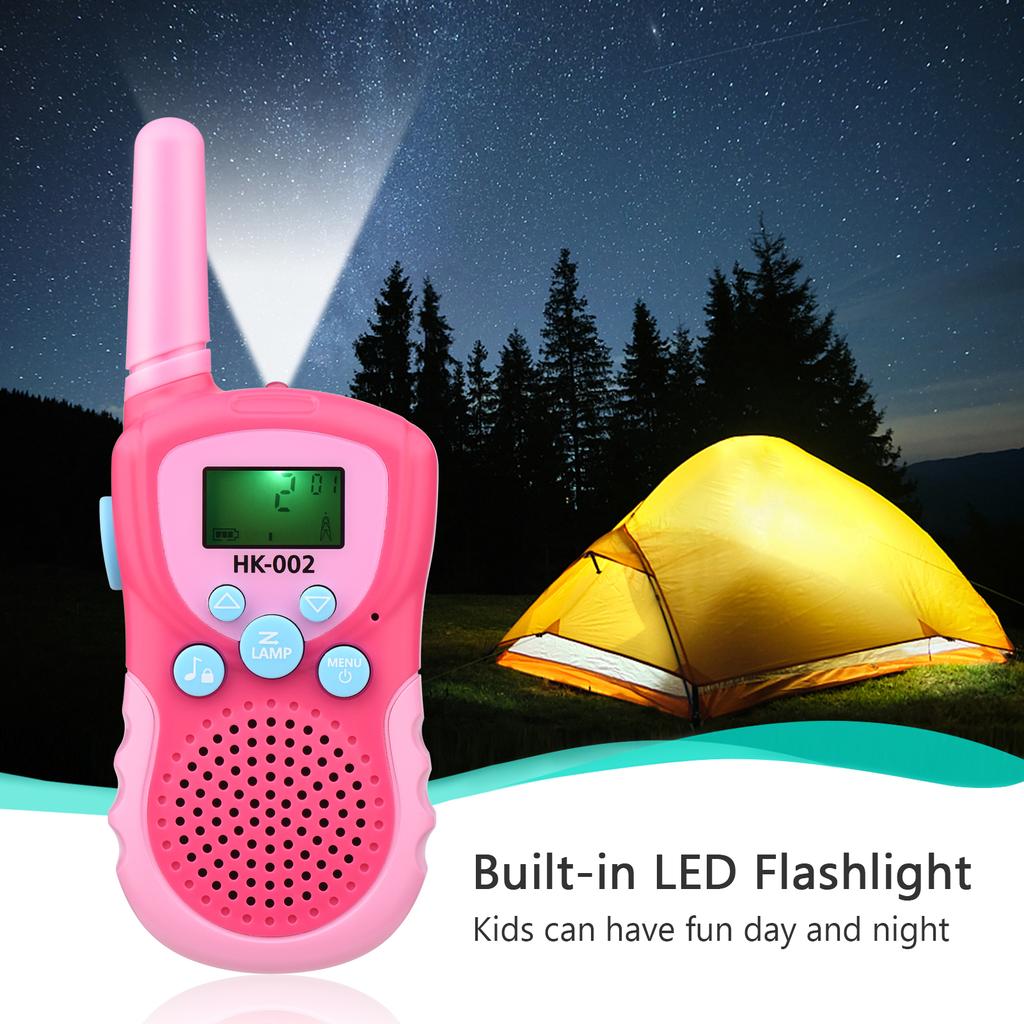 Рация для детей, портативная двусторонняя радиосвязь, игрушки Макс.. Детская рация на дальность связи 3 км с ЖК-дисплеем