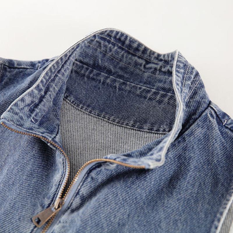 Джинсовый жилет больших размеров без рукавов, весна-лето и осень, женская куртка, жилет, женские топы, ковбойский жилет