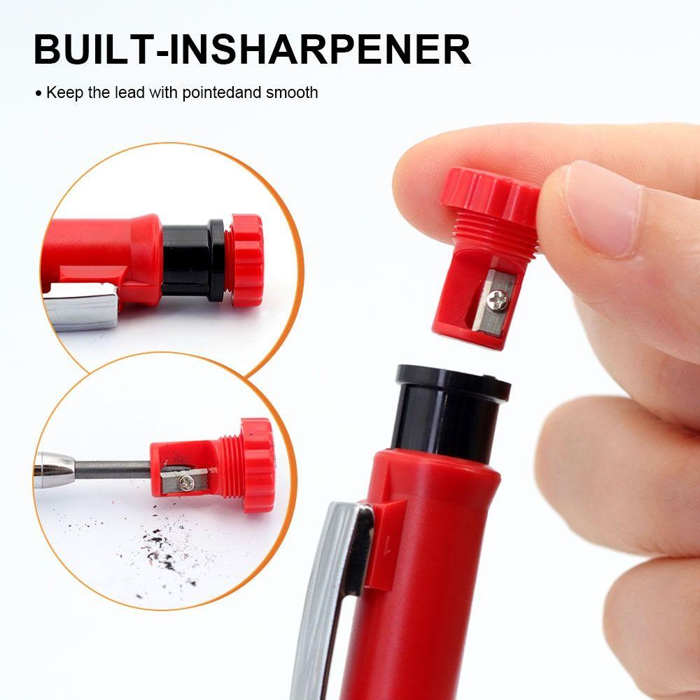 Набор столярных карандашей с длинным грифелем Набор карандашей для плотника Принадлежности для плотников и инженеров