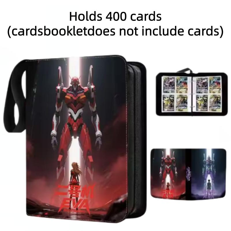 400pcs/900pcs EVA Card Neon Genesis Evangelion Card Album Book Folder Anime Collections Zipper Cards Binder Holder Toy Gift