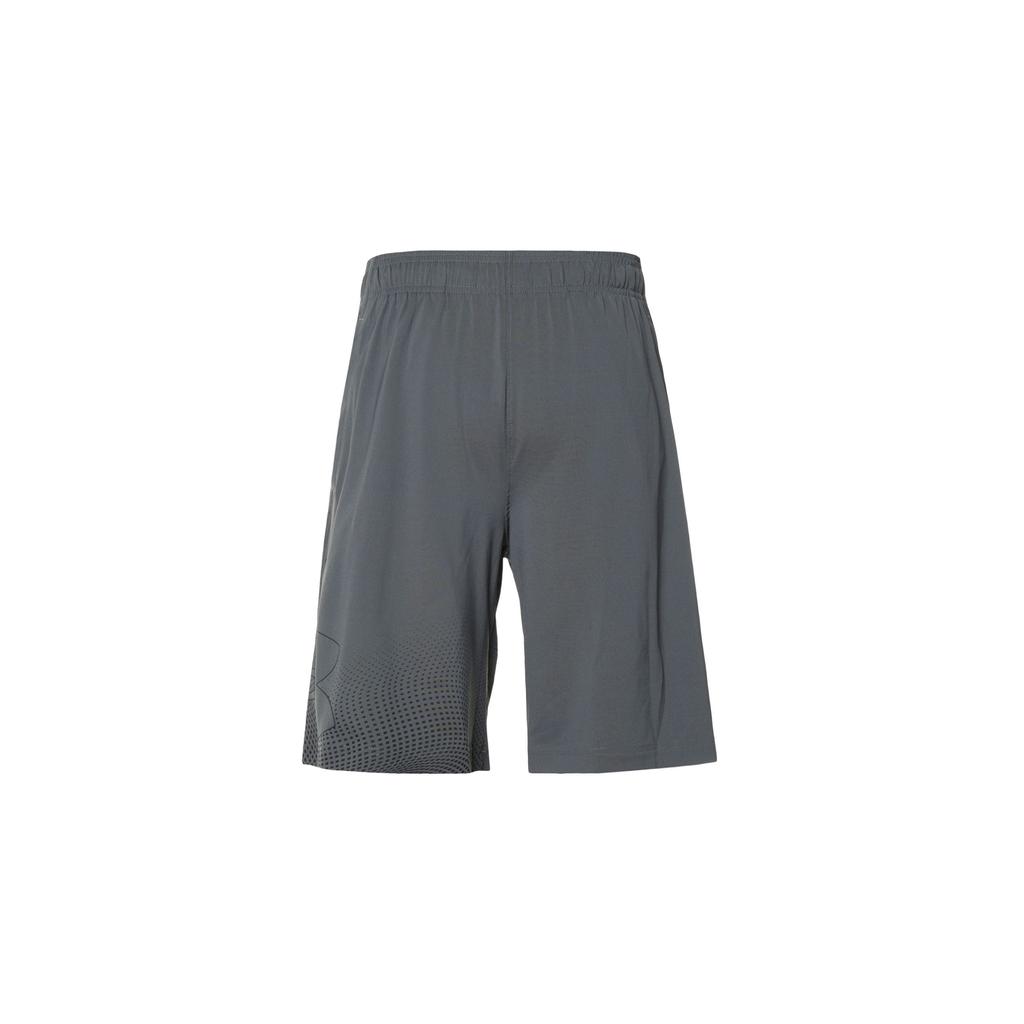 Under Armour Однотонные прямые шорты с логотипом, мужские шорты серые 1370376-012