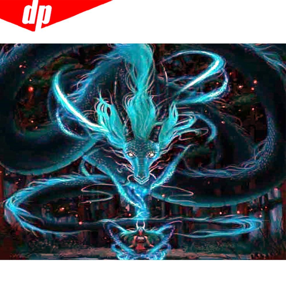 Полная квадратная/круглая алмазная живопись Горный пейзаж Горный хрусталь 5D Алмазная вышивка Тигр Олень Животное Мозаика Настенное искусство