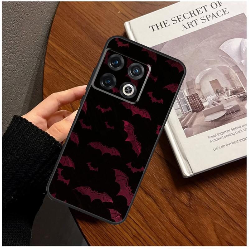 Goth Vampire Bat Gothic Case For OnePlus 8T 10T 9R 10R 12R 11 12 9 10 Pro Nord CE 2 3 Lite CE4 2T N10 N20 N30 Cover