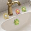 Silicone Flower-Shaped Sink Drain Strainer Hair Food Debris Small Items Protection Multiple Colors Pack Options