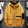 High Quality Jackets Men Autumn Winter Loose Korean Fashion Big Pockets Hooded Harajuku Homme Jacket