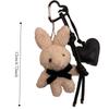 Soft Plush Rabbit Pendant Fluffy Plush Rabbit Doll Pendant  Couple Girl Kids Gift
