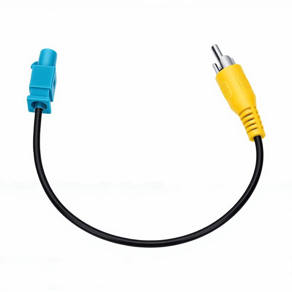 Fakra Cable 9.05 Inch Length Video Signal Transfer Fakra Backup Camera Harness Adapter