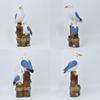 Waterproof Resin Seagull Figurine Handmade Small Sea Bird Statue  Children's Room