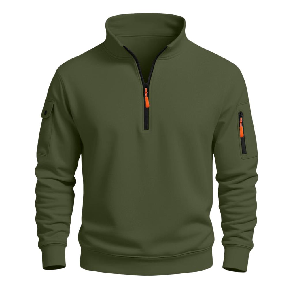 Men'S Fleece Round Neck Pullover With Fleece Solid Color Hoodie And Fleece Fleece Fleece Jacket