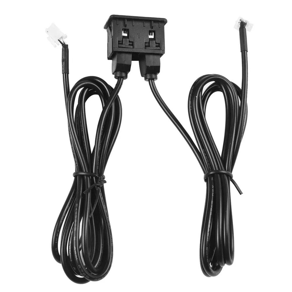 Автомобильный кабель-переходник с двумя портами USB для приборной панели, 120 см, порт приборной панели, 4-в-1 USB GPS кабель, скрытое крепление в автомобиль, два лодочных 6-контактных адаптера Z2G5