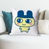 TTamagotchi Cute MMametchi Anime Celebrity Merchandise AllMatch Printed Pillow Case Sofa Car Office Room Decoration Protector