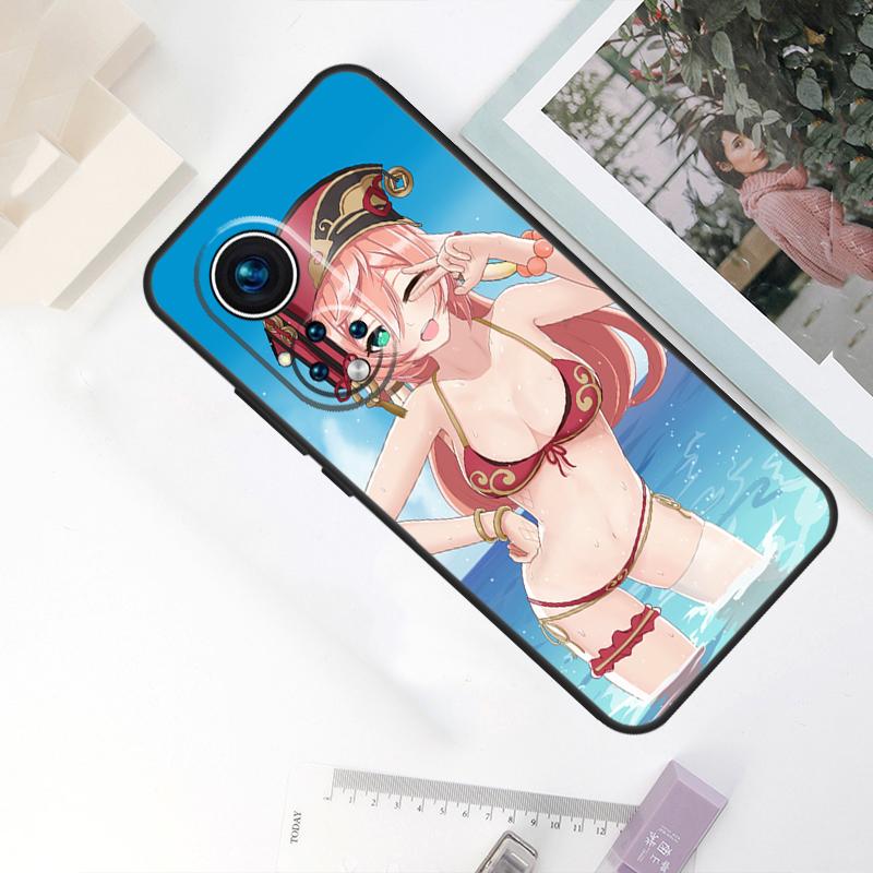 Genshin Impact Sexy Cute Girl For Honor Magic 8 Pro 6 7 Lite Case For Honor 200 400 50 70 90 X8c X8b X9a X9b X9c X9d Win RT