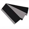 Kiryu Weave Reversible Yukata Obi Linen Style Border Made In Japan [Tanoshikashi] (Black)