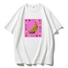 Hirsionsan Colorful Banana Graphic Printed T Shirt Women Summer Cotton Short Sleeve Loose Tee Female Oversized Girls Tees Tops