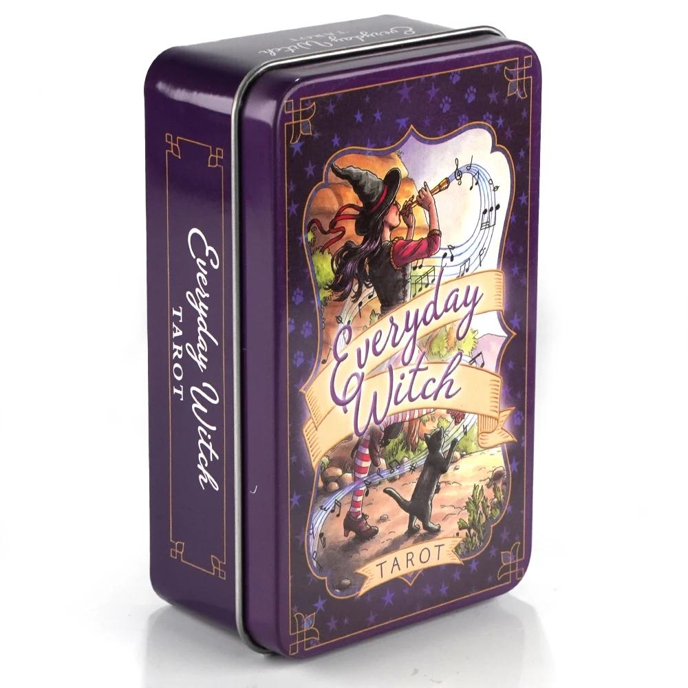 Everyday Witch Tarot 78 Cards Gilded Edge Guidebook Deck Stocking Blooming Cat