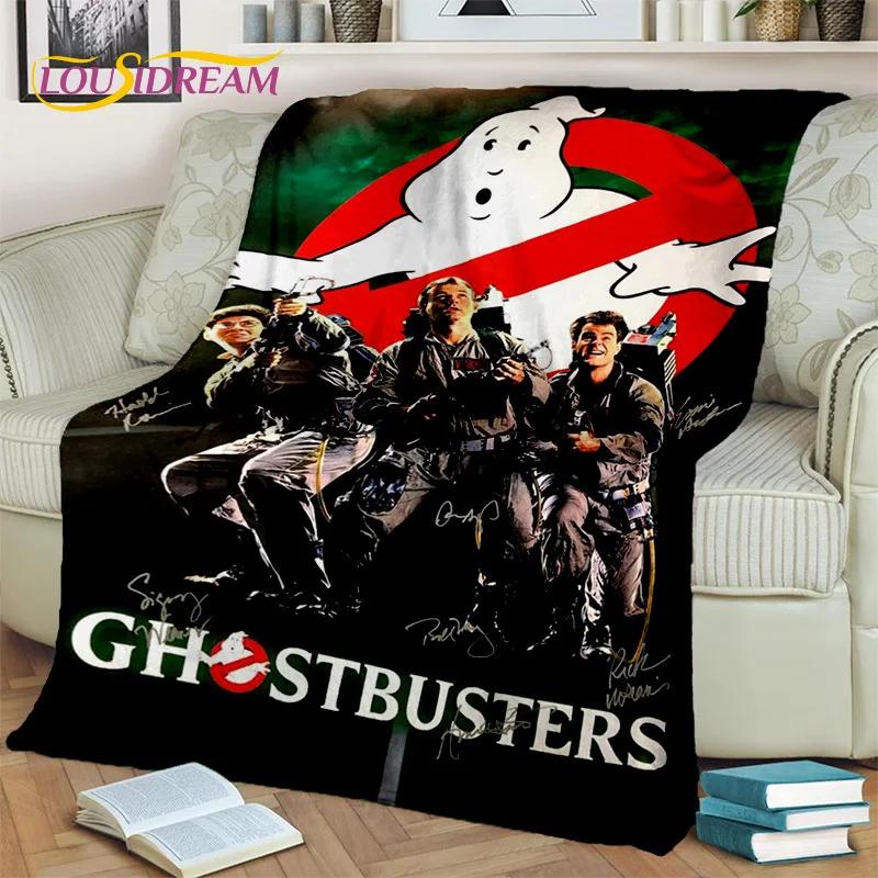 Одеяло G-Ghostbusters с героями мультфильмов, мягкое фланелевое одеяло для дома, спальни, кровати, дивана, пикника, офиса, пешего туризма, отдыха, сна, подарок