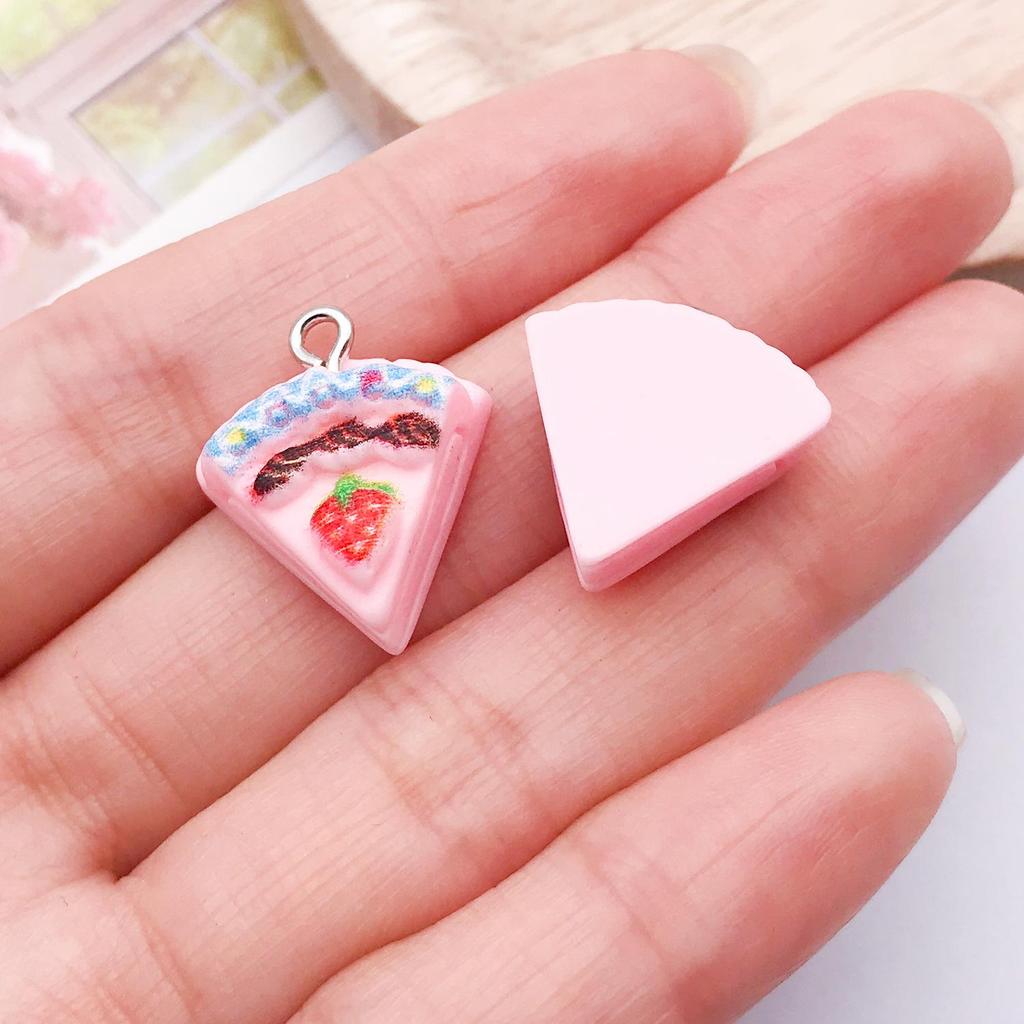Набор для изготовления DIY-украшений из смолы: Розовый мишка-леденец: Ожерелье, Серьги, Аксессуары с подвеской-ключом