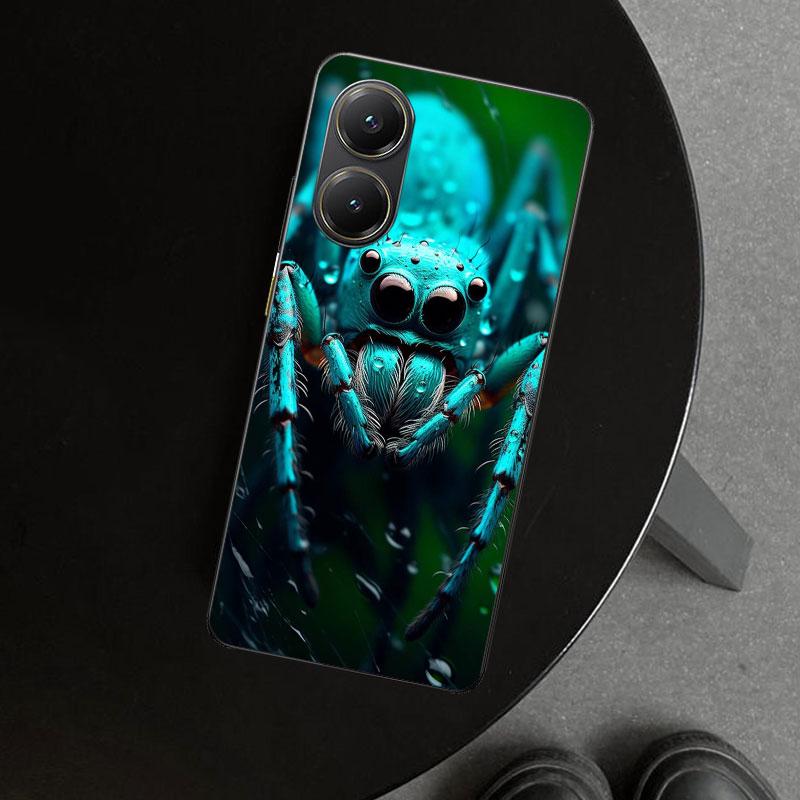 Чехол для телефона с изображением паука Черная вдова для Xiaomi Poco X6 X5 X7 Pro F7 Ultra Redmi 15C 15 13C 13 12C 12 10C 10 10A 9C 9A 9T