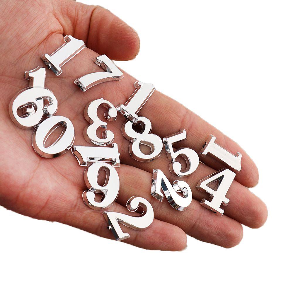 1 SET Accessory Replacement Gadget Restore Bell Accessories Clock Parts Arabic Number Clock Numerals